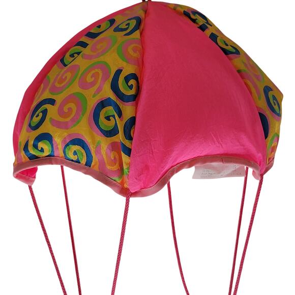 Paratroopers Plush Cat Toy, Colorful Parachute 12" Stuffed Animal Plushie VTG - Picture 15 of 16